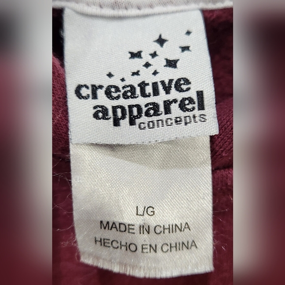 Texas A&M Aggies maroon short sleeve sweatshirt hoodie pullover women's … - Picture 8 of 8